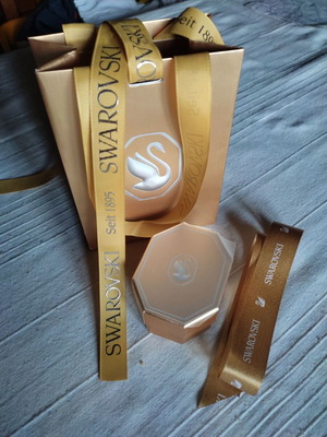 Swarovski Vienna Collection Gold Ring Box Limited Edition 130th Anniversary