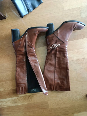 Migato brown ankle boots like new, size 41