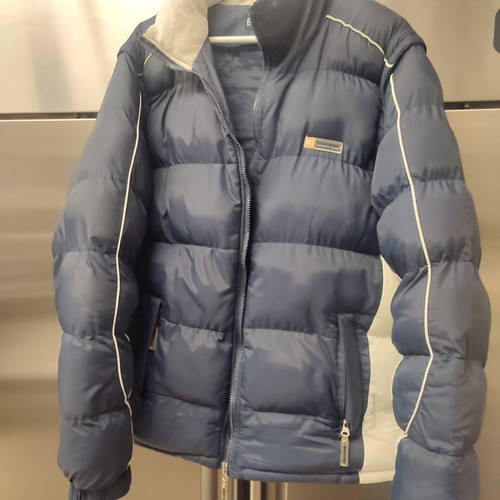 Puffer men's jacket like new, size M, blue