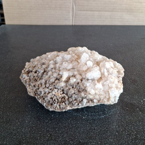 Calcite crystal from Lavrion mines on ankerite base
