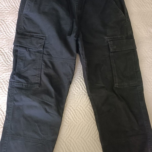 Pull & Bear Black Cargo Pants Medium Like New