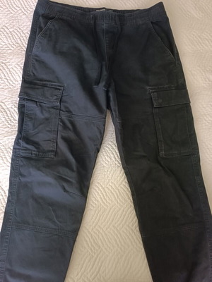 Pull & Bear Μαύρο Cargo Παντελόνι Medium Σαν Καινούργιο