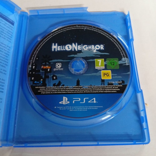 Hello Neighbor PlayStation 4 (PS4) used, action adventure puzzle