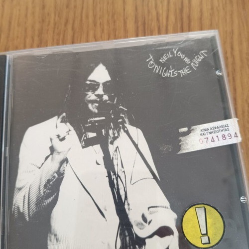 Neil Young Tonight's The Night CD like new, rock