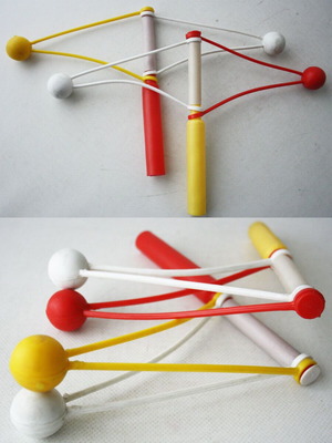 Taka Taka plastic toys from 1980s, new, set of 2