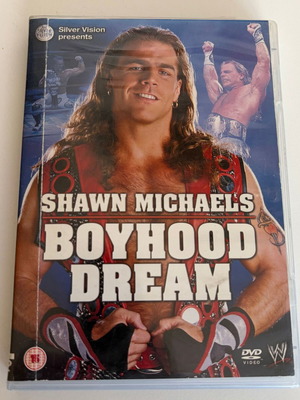 WWE Shawn Michaels Boyhood Dream 2005 Silver Vision DVD used, good condition