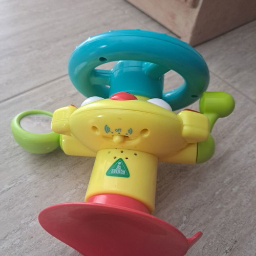 ELC Steering Wheel Toy for High Chair with Sounds and Mirror