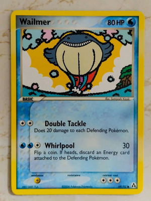 Pokemon Card Wailmer σε πολύ καλή κατάσταση