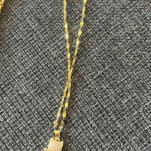 Stainless steel necklace cat design new