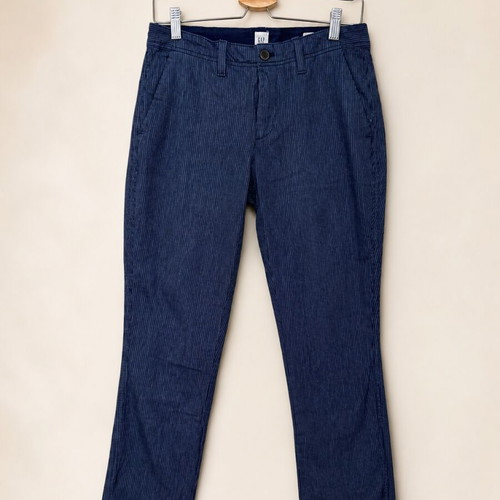 GAP striped pants used, size XS, dark blue