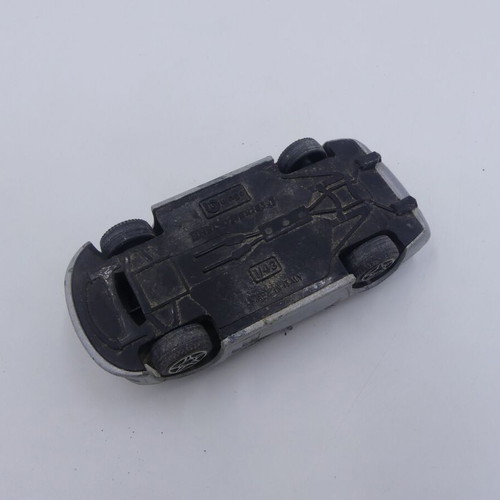 Ford Shelby Series 1 Burago Street Fire 1/43 used, silver with red stripes
