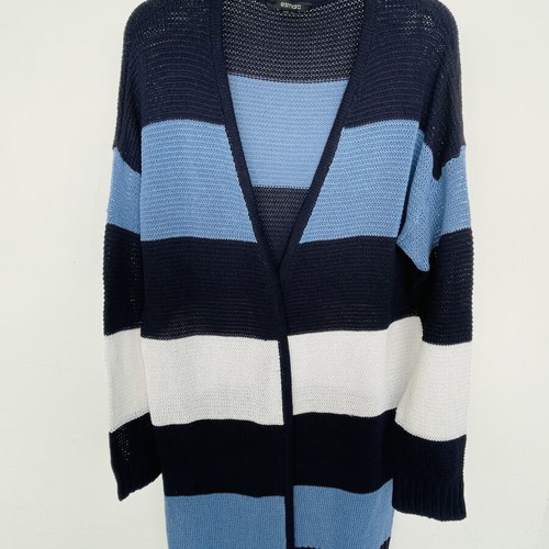 Esmara cardigan like new, size L/XL, navy blue and white