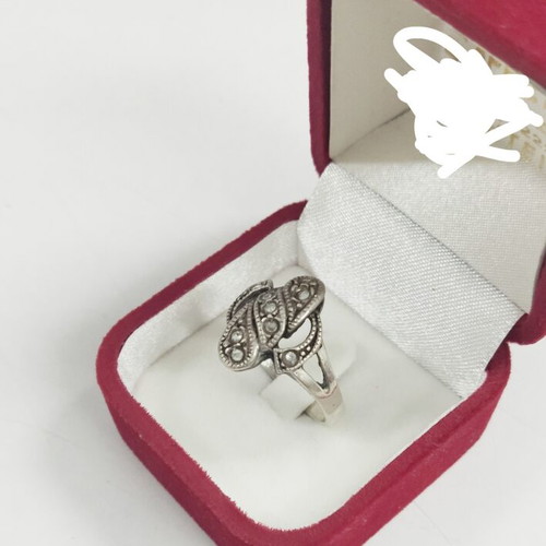 Silver ring size 58 used with 925 stamp