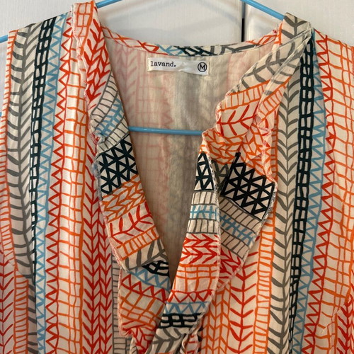 Summer dress with unique pattern size M