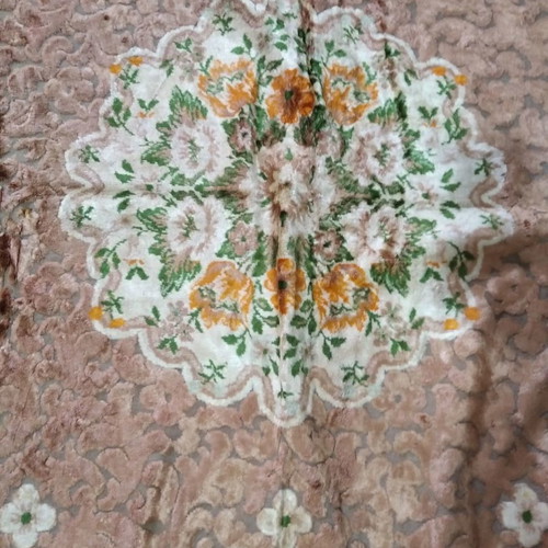 Velvet wall hanging blanket used vintage 1.85x2.40