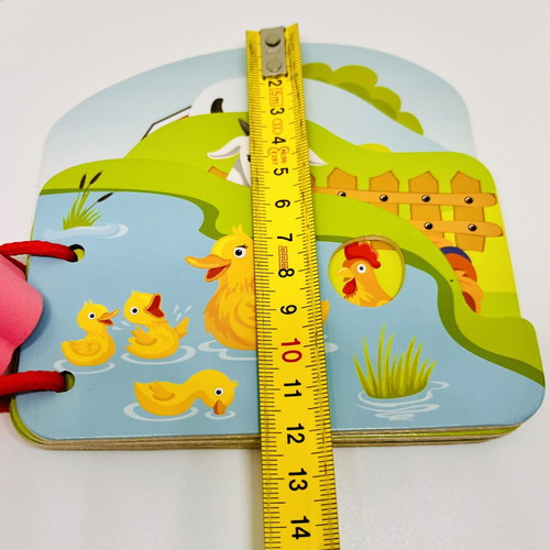 Preschool Educational Jumbo Books Animals 12x12cm new