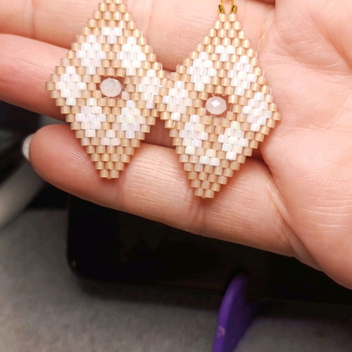 Miyuki handmade earrings new