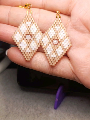 Miyuki handmade earrings new