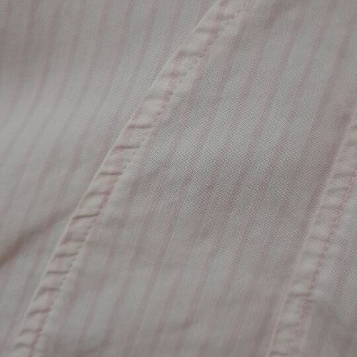 United Colors of Benetton women's shirt, white with soft pink stripes