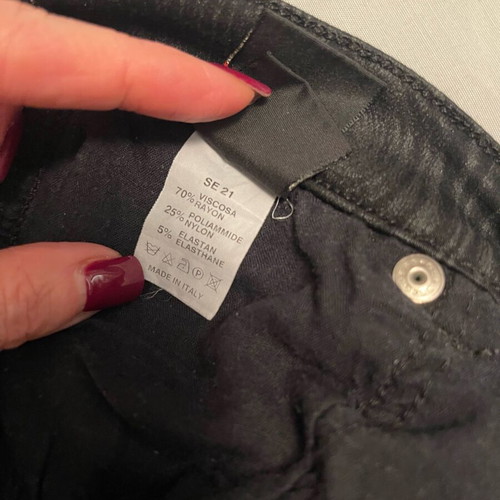 Guess Y2K women's pants used, low-rise, black