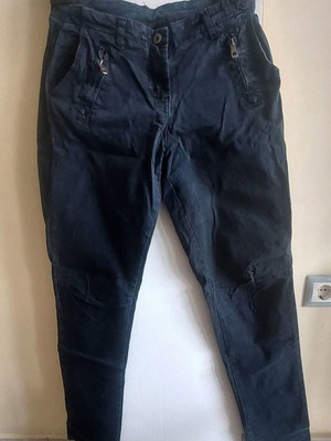 Μπλε τζιν παντελόνι μεταχειρισμένο, size Small που εφαρμόζει σαν L