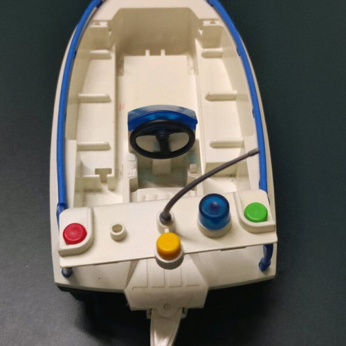 Playmobil 4471 customs boat used