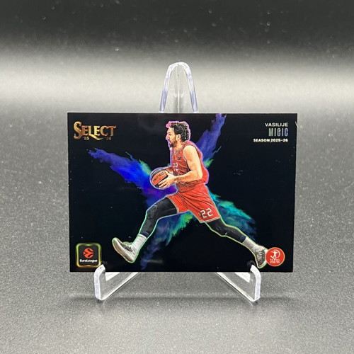 2025-26 Panini Select Euroleague Vasilije Micic Colorblast card