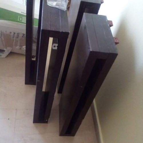 Hairdressing workstation bench used with hairdryer holder