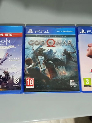 PS4 παιχνίδια Horizon, God of War, FIFA 22 σαν καινούργια