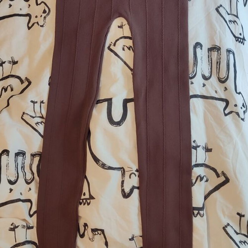 Zara seamless elastic leggings brown M-L used