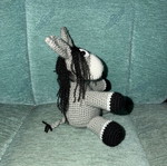 Knitted Handmade Donkey New