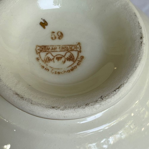 Ditmar Urbach fondantière used, porcelain from 1930s