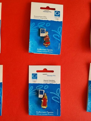 Authentic Athens 2004 Olympic Pins set of 6