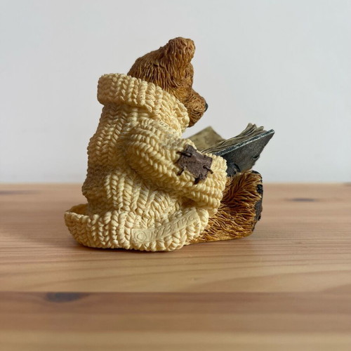 Boyds Bears & Friends collectible decorative figure bear reading new