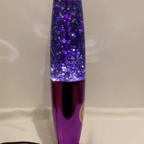 Lava Lamp Glitter Purple new with box