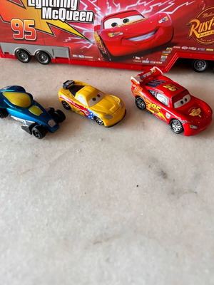 Disney Pixar Cars toy cars used, pack of 3 pieces