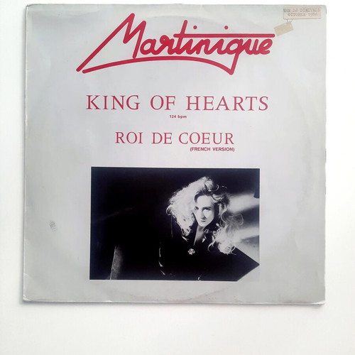 Martinique King Of Hearts 12" Maxi-Single vinyl, like new