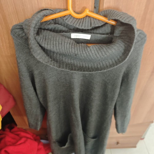 London Times Turtleneck Sweater used, XXXL/4XL, gray