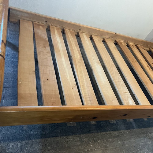 Single bed frame in Swedish wood 1x2 meters