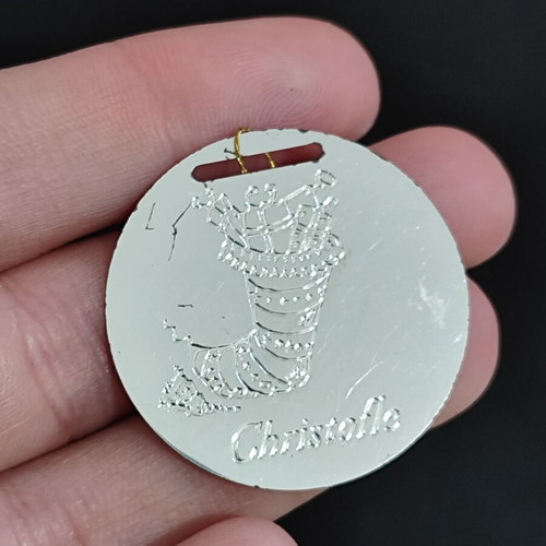 Vintage Christofle Christmas ornament used