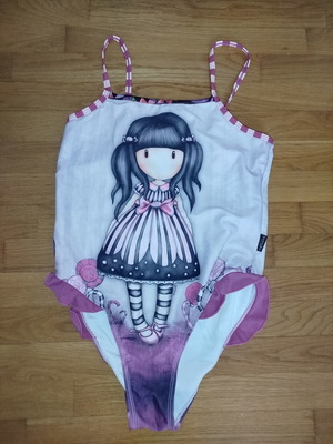 Santoro Gorjuss Girls' One-Piece Swimsuit size 14 like new