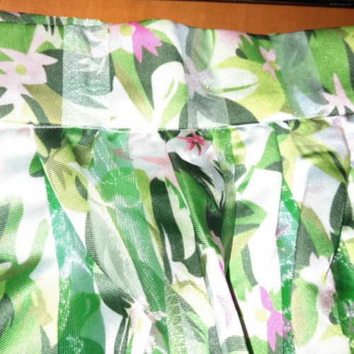 Satin midi skirt