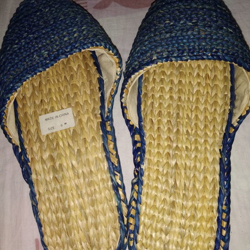 Chinese women's straw slippers new ethnic style