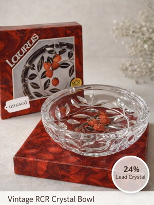 Crystal bowl new with tags, 24% lead crystal