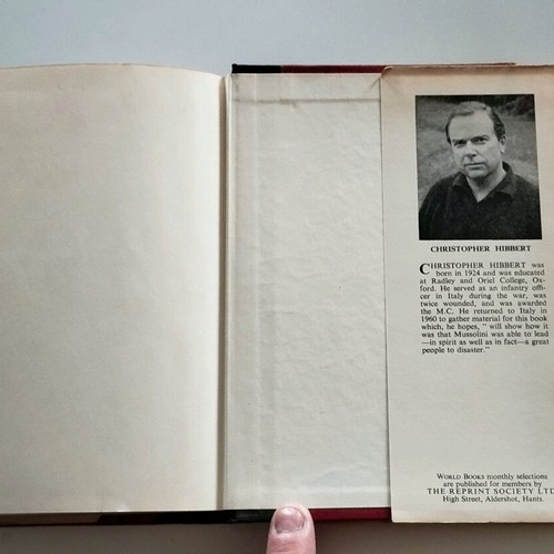 Benito Mussolini βιβλίο μεταχειρισμένο, Christopher Hibbert, 1962
