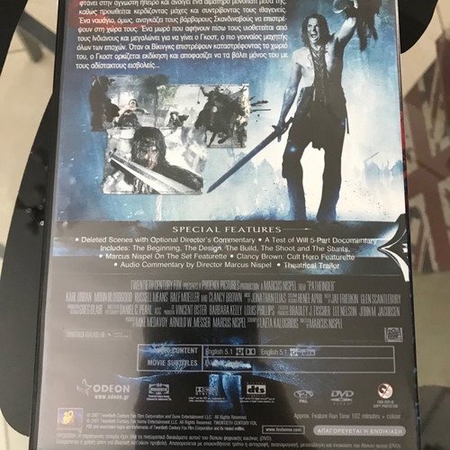 Pathfinder Legend of the Ghost Warrior Extended Edition DVD used with Greek subtitles