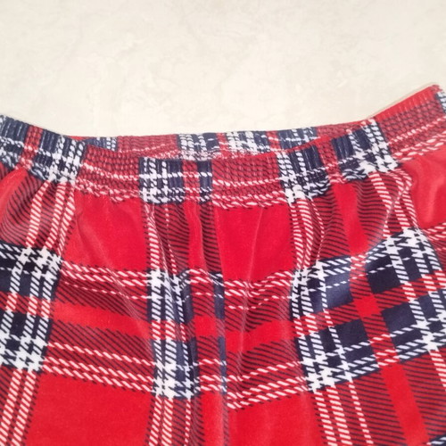 Pyjama pants size M, red plaid