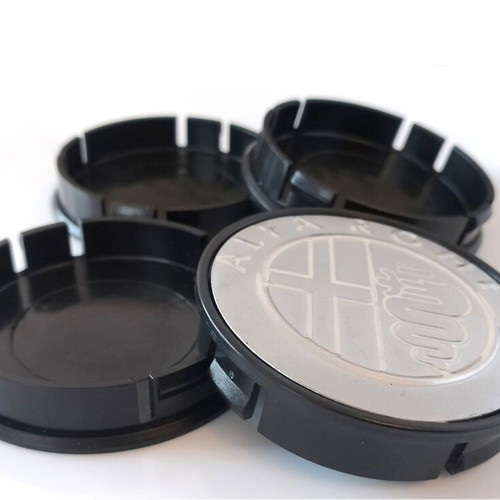 Alfa Romeo 55/60mm wheel caps new, grey