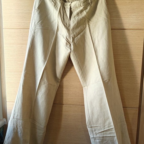 Madlen White Linen Pants like new, size Large