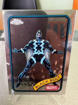 Marvel Tops Black Bolt collectible card new